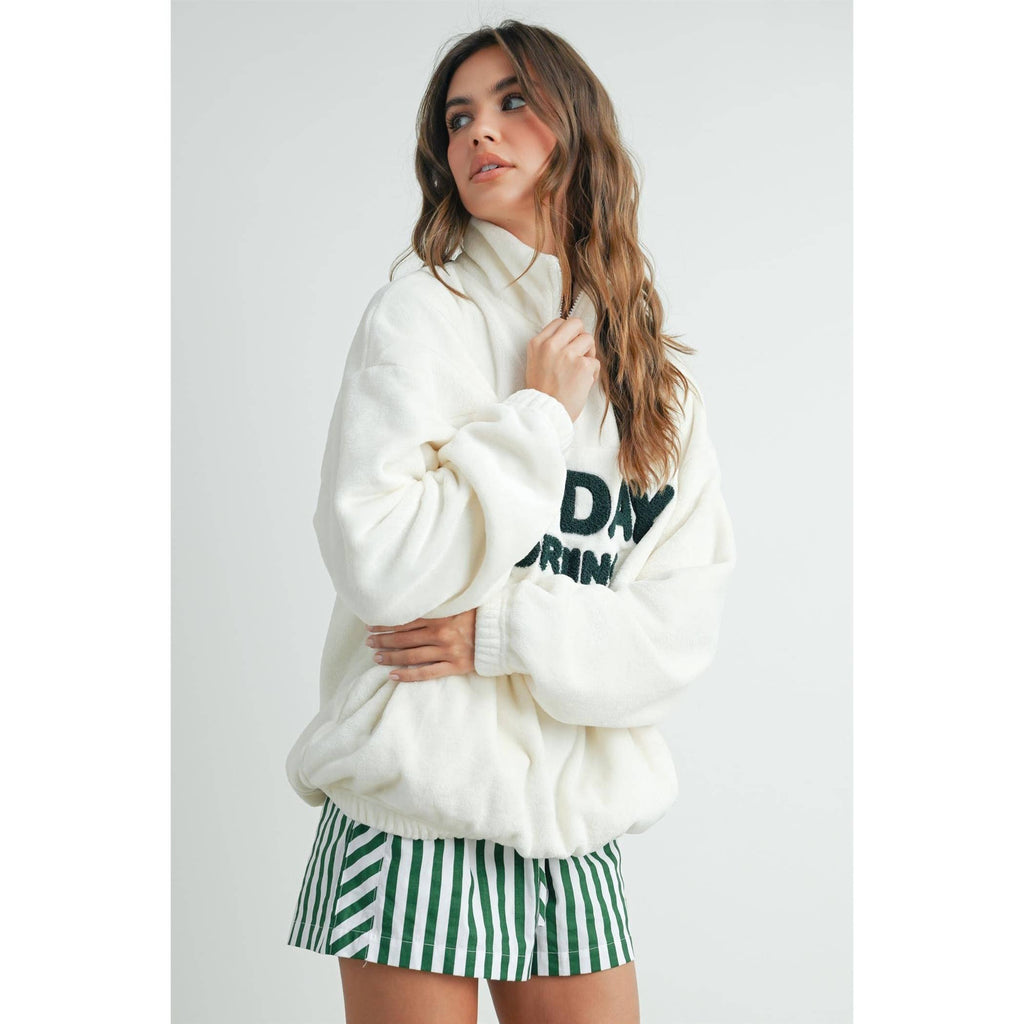 Sunday Morning Half-Zip Pullover Sweatshirt