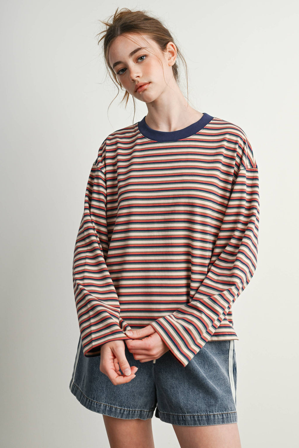 Vintage Stripe Long-Sleeve Tee