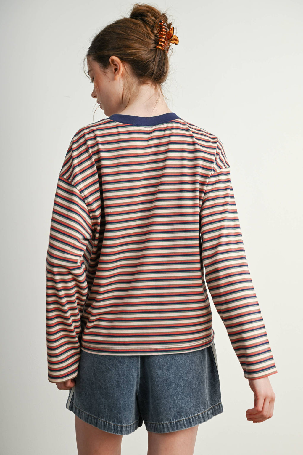 Vintage Stripe Long-Sleeve Tee