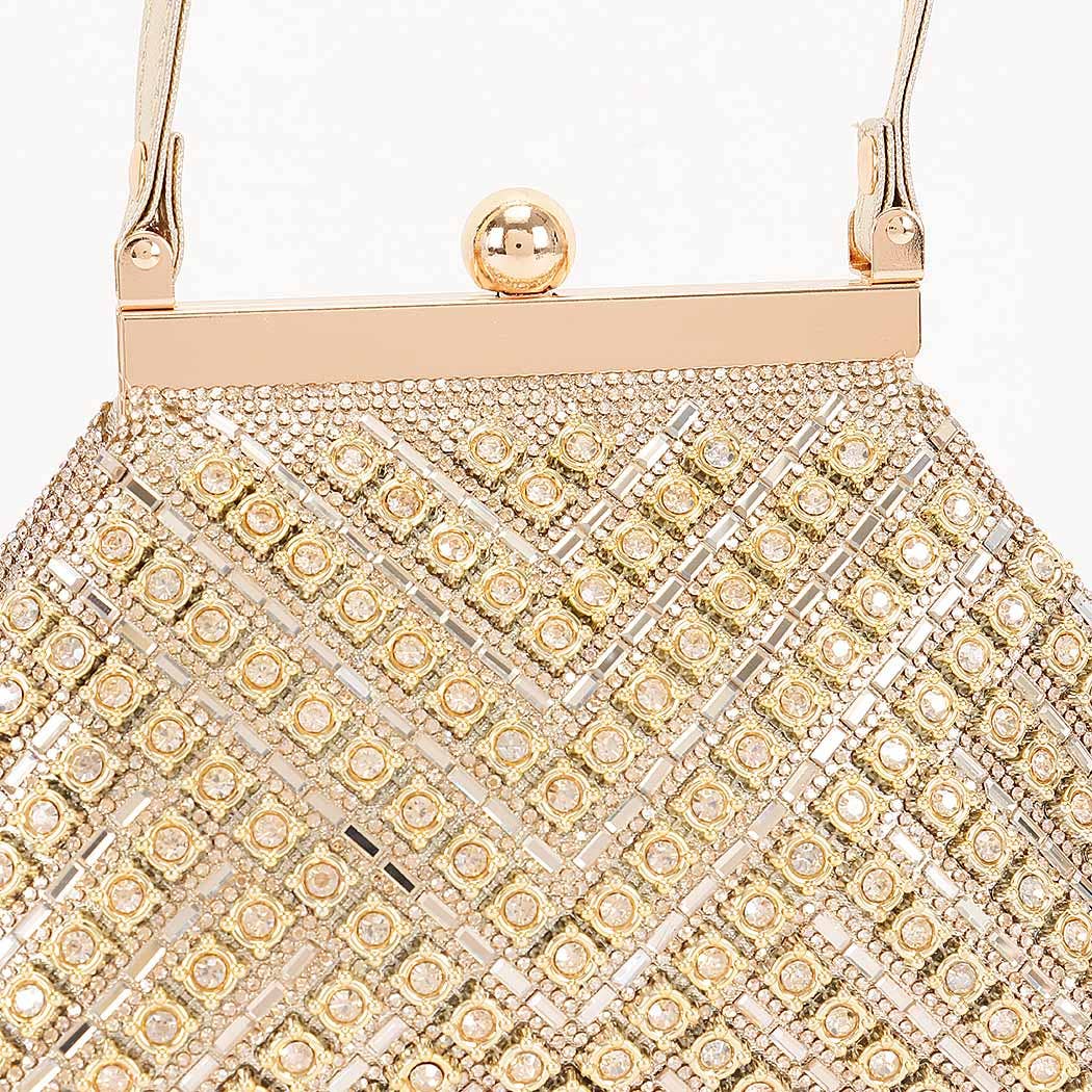Rhinestone Party Clutch